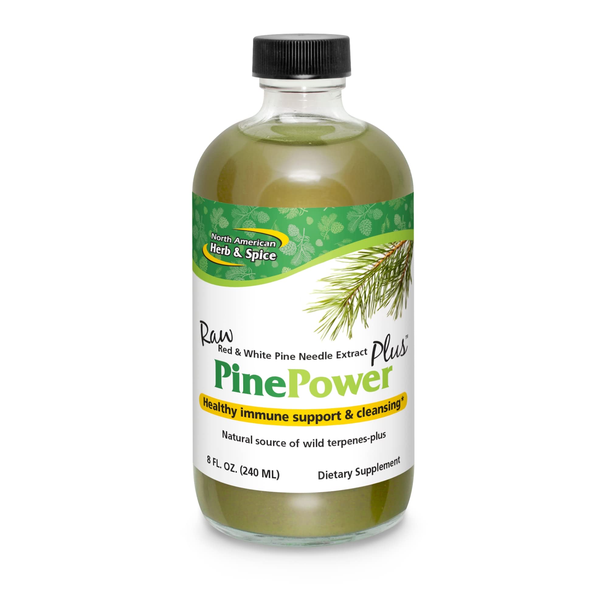 Pine Power Plus - 8 fl oz - Immune & Cardiovascular Support - 23 Servings
