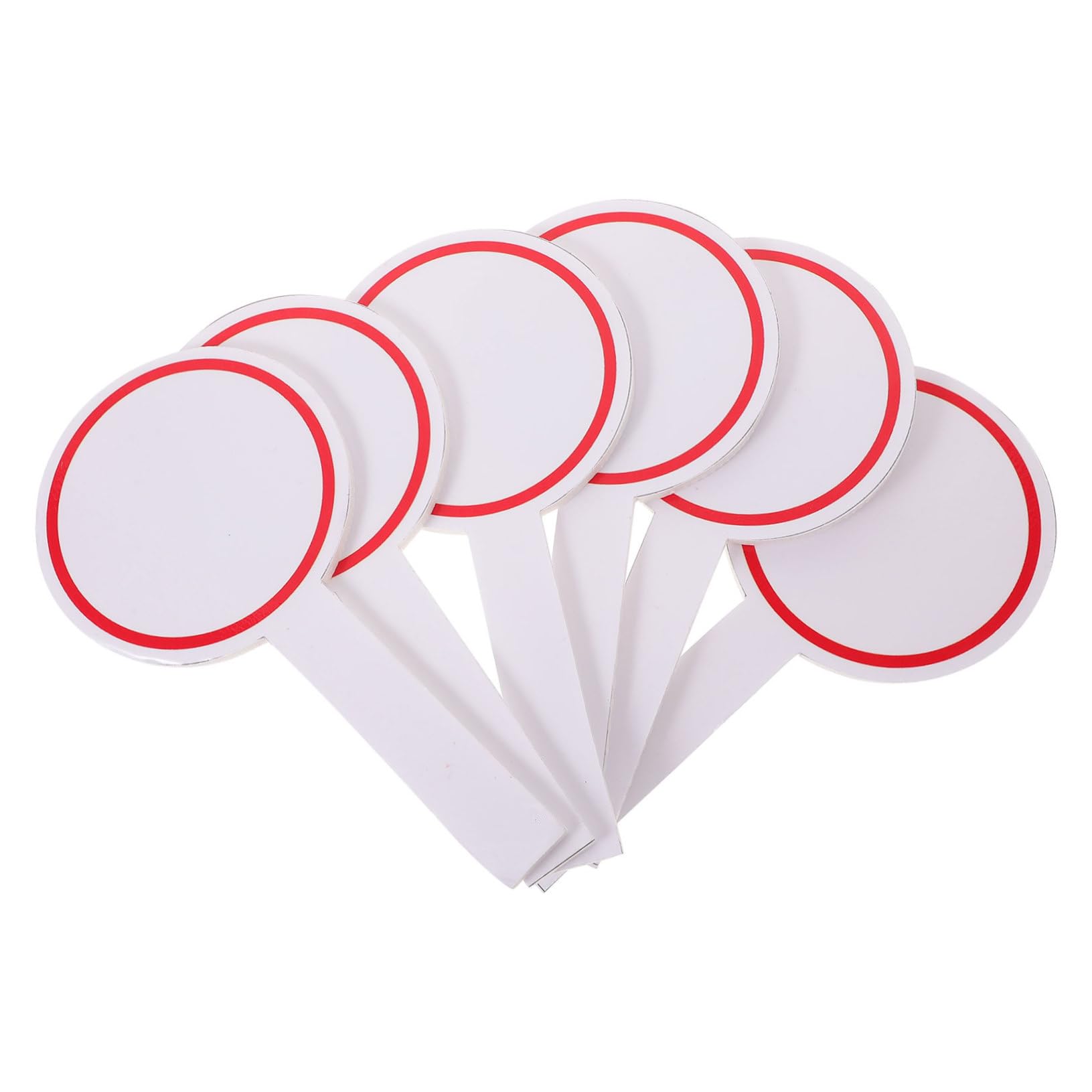 3 Sätze Dry Erase Board Whiteboard Einseitige Anzeigetafel Schaumstoff-anzeigetafel Für Sportveranstaltungen 6 Stück * 3