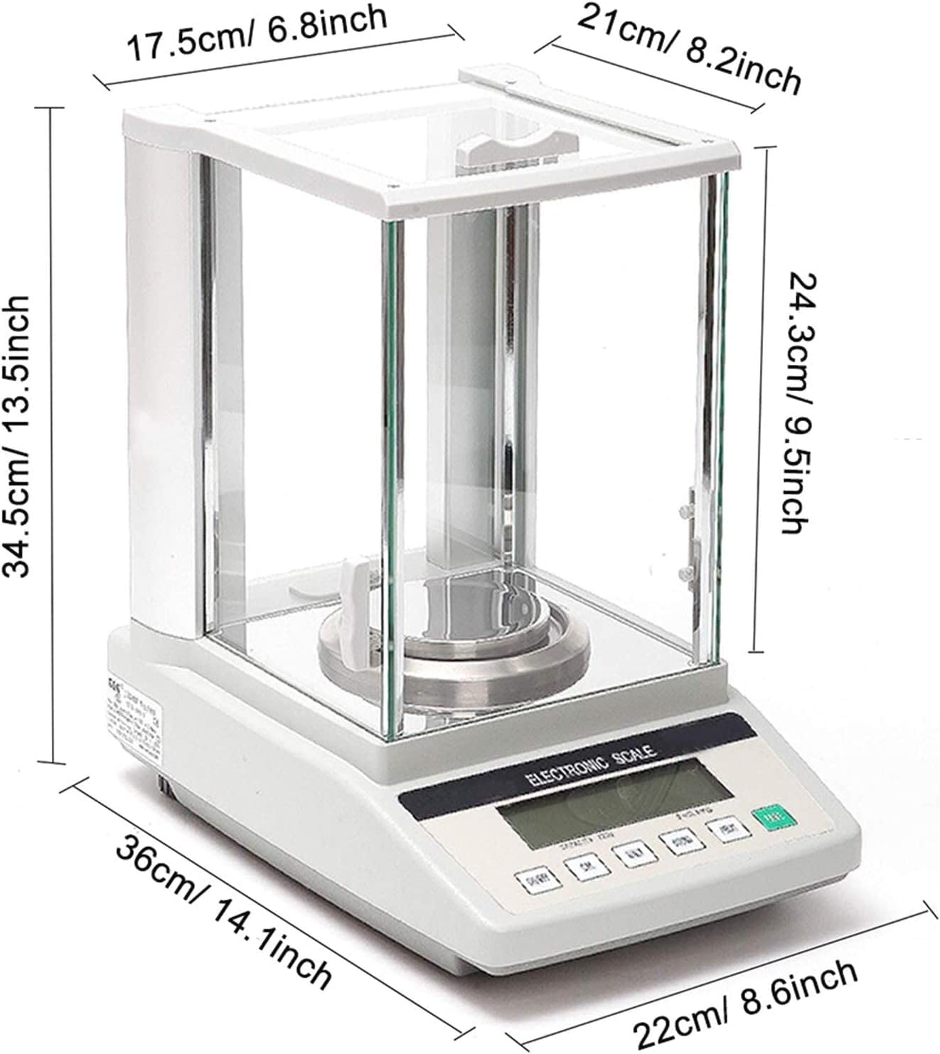 Bilancia contapezzi da Laboratorio, Bilancia Elettronica Ricaricabile, Bilancia analitica di precisione, Bilancia scientifica da Laboratorio, Bilancia Industriale calibrata al centigrammo, Bilancia d