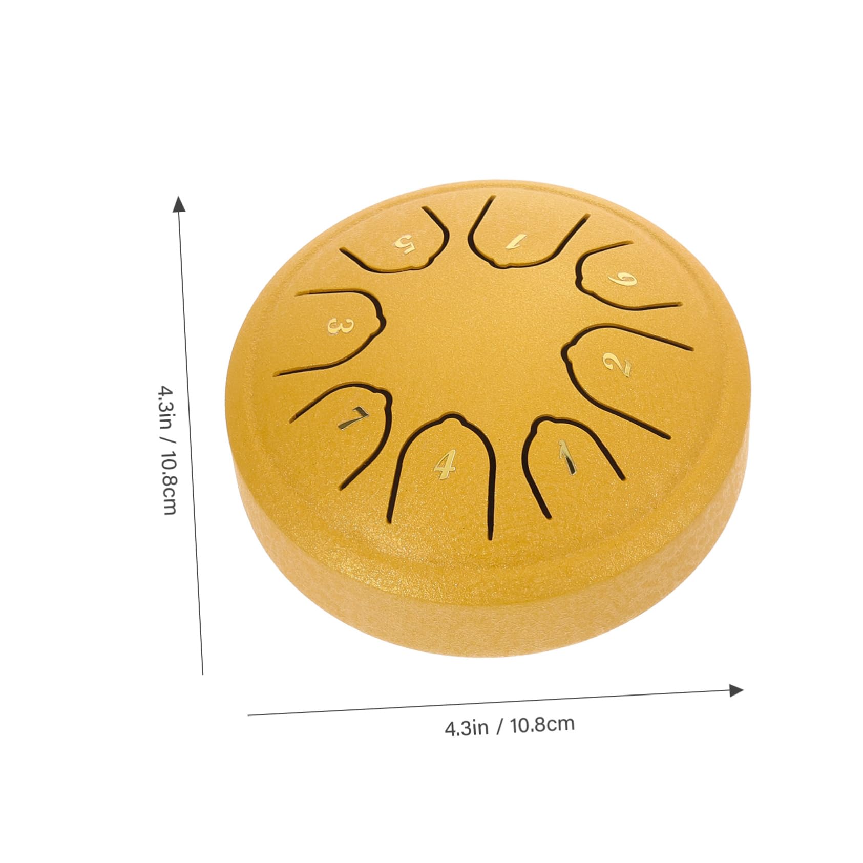 ERINGOGO 1Set Portable Creative Tongue Drum Note Steel Instrument for Relief Percussion for Beginners Enhances Coordination and Motor Skills Durable Steel Design