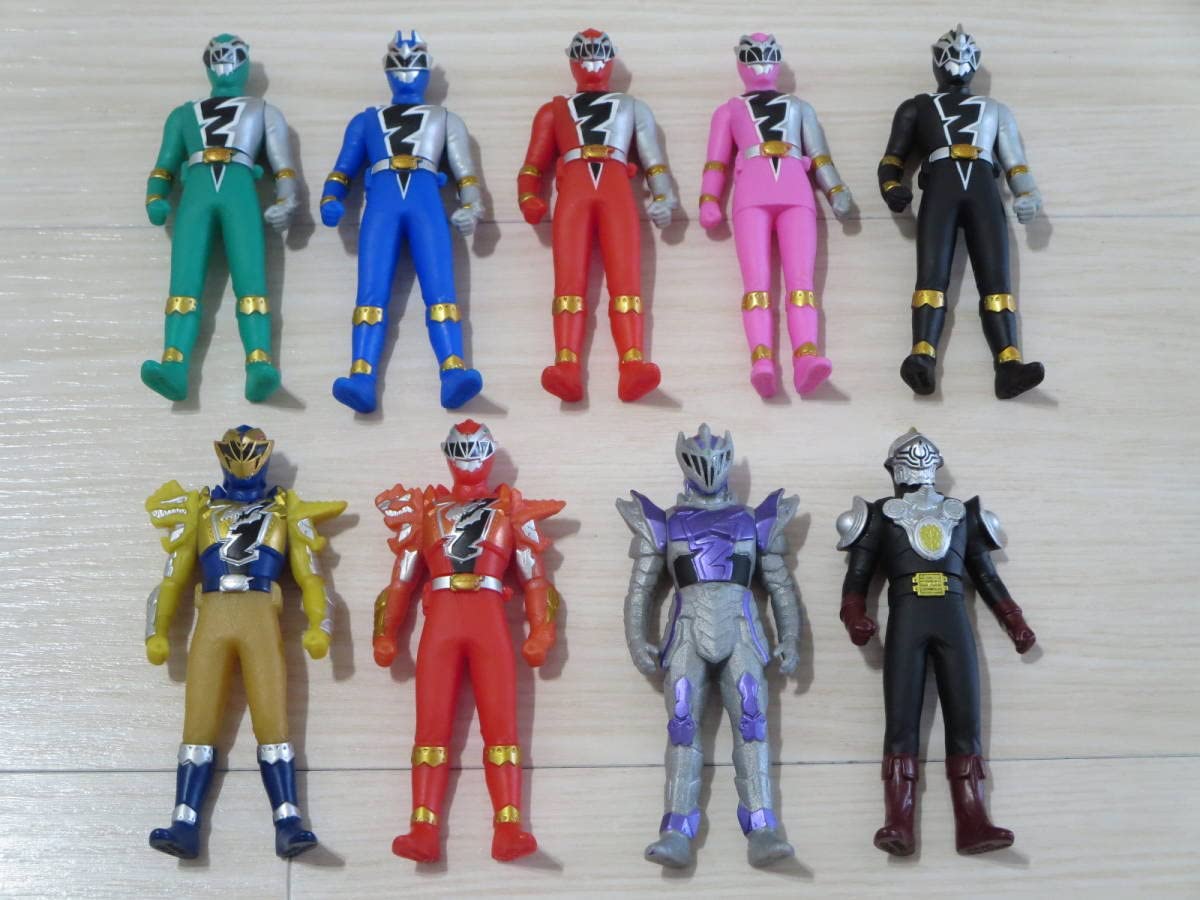 Amazon | 食玩 ソフビヒーロー 騎士竜戦隊リュウソウジャー 9種