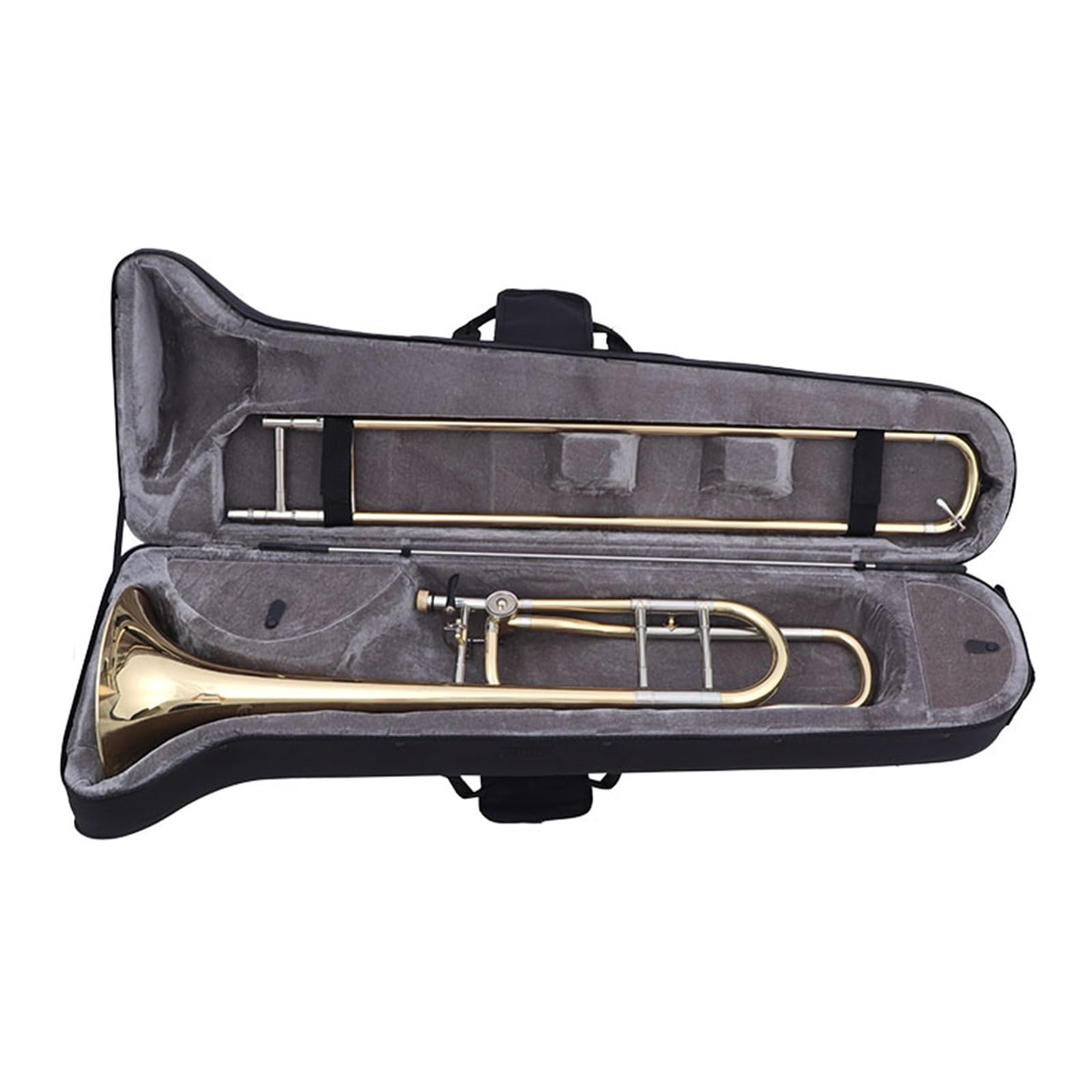 Puzon Lakierowany złoty tenor B dur puzon początkujący profesjonalny instrument dęty
