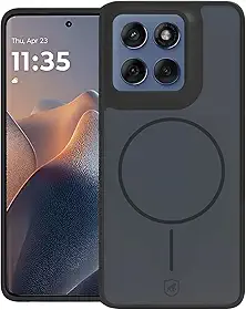 Gshield Capa Case Wave Anti-impacto com Cordão de Pulso Incluso, Lateral Antiderrapante, Compatível com Magsafe (Preto Fumê, Motorola Moto Edge 60/60 Fusion)