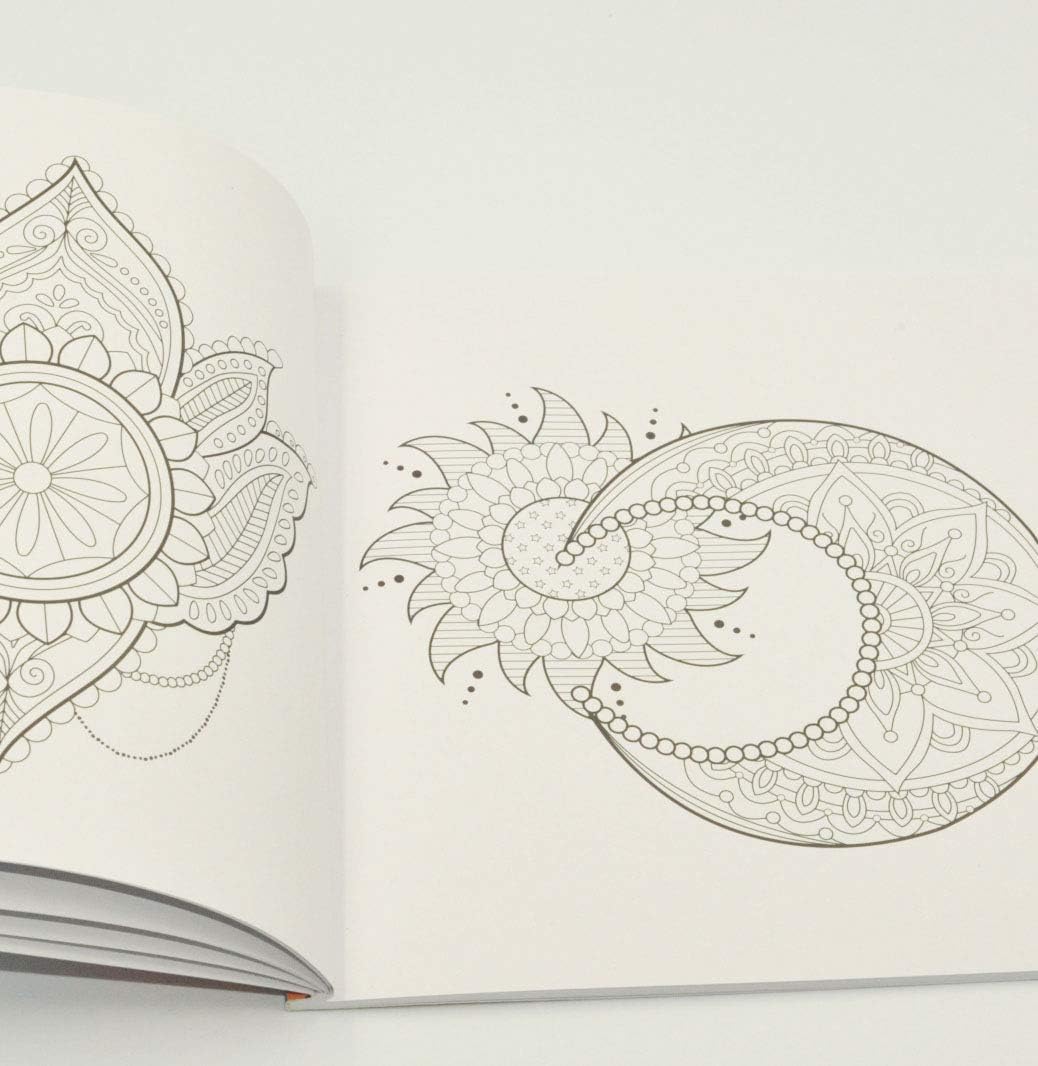 Sixstore Adult Colouring Books, Set of 3 Books, 180 Designs, Animal, Floral, and Pattern Illustrations - Image 3