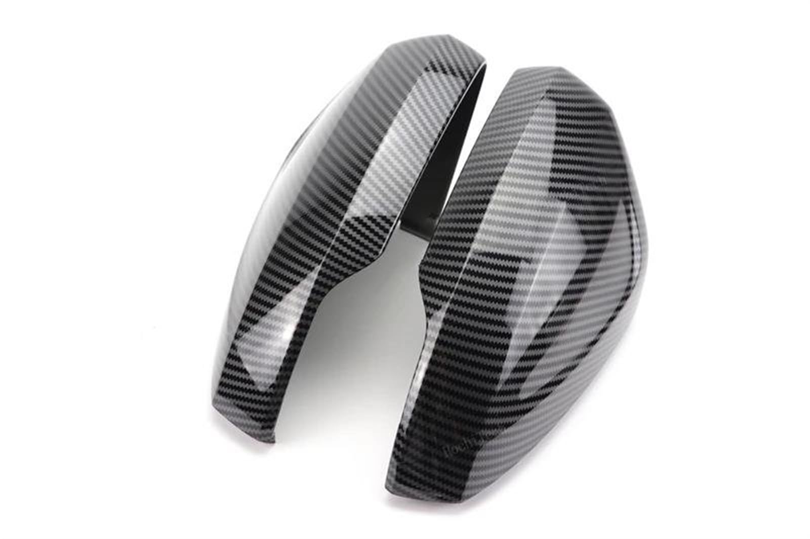 Wing Mirror Cover For Audi A1 GB For Sportback Citycarver Allstreet 2018-2023 Replacement Carbon Fiber Look Black Rearview Side Mirror Cover Caps Rearview Mirror Cover Cap (Color : Carbon Fiber Look