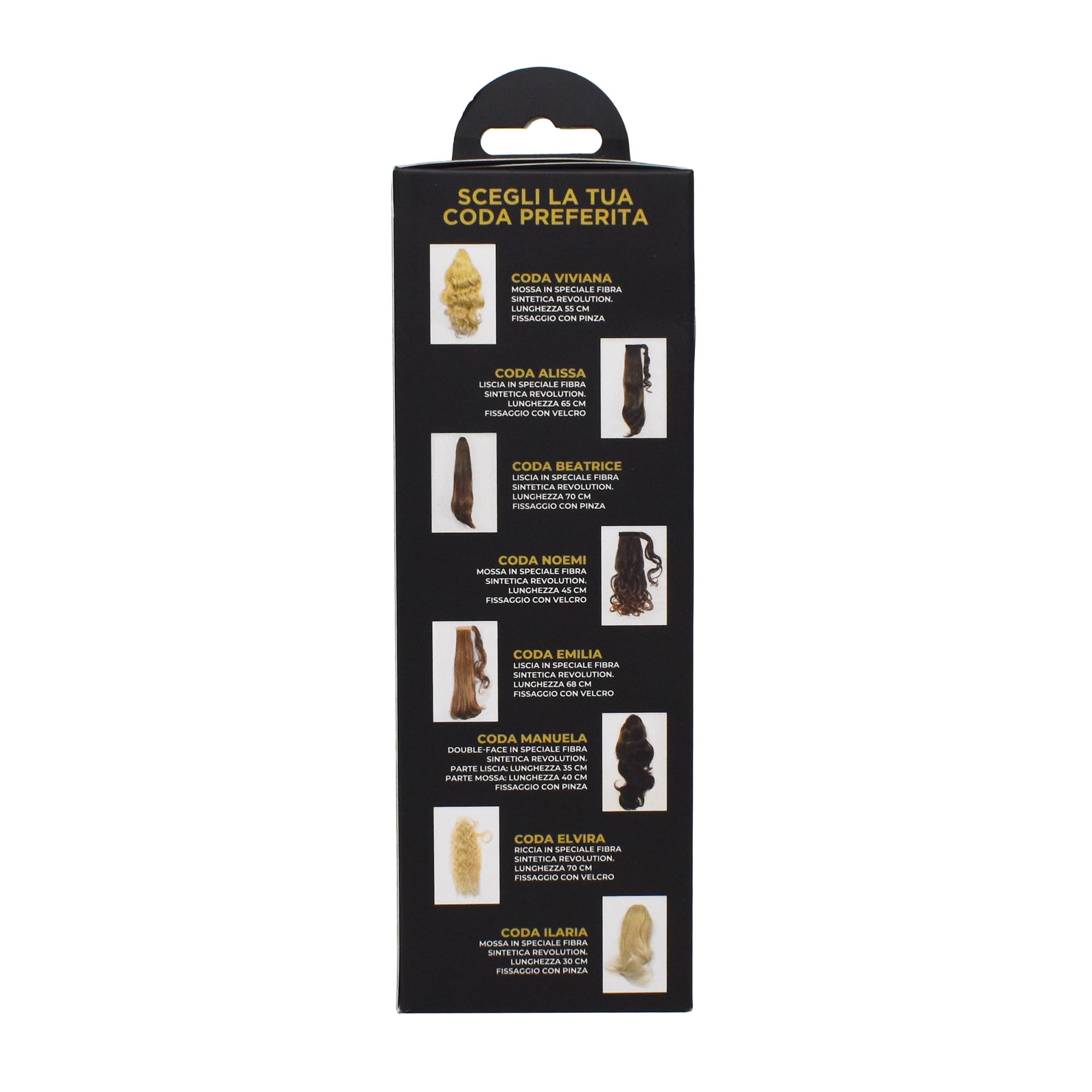 JaDy Coda per Capelli in Fibra Sintetica - Leggera, Morbida e Naturale (CODA BEATRICE 70CM FISSAGGIO CON PINZA - COLORE 613/27 BIONDO CHIARO)