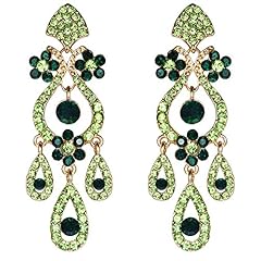 1-Pierced_Peridot Color Gold-Tone