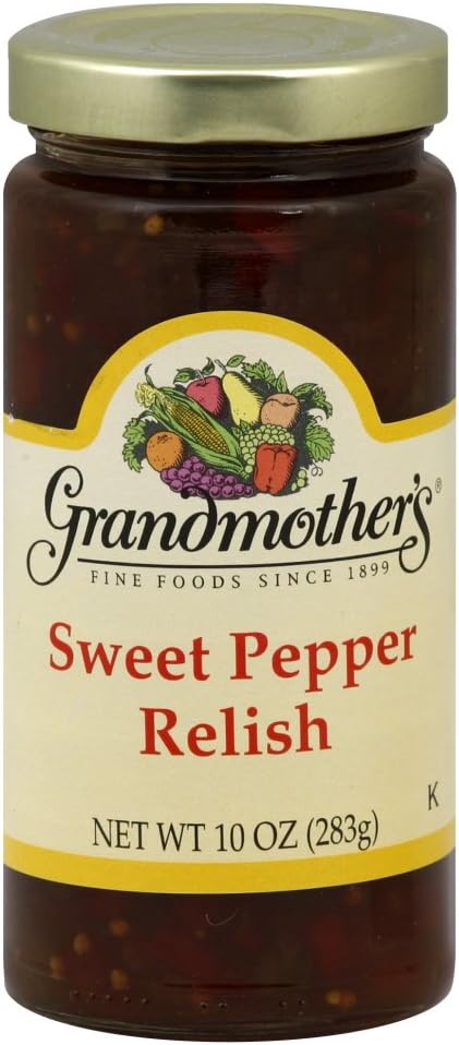 Grandmothers Sweet Pepper Relish, 10 Ounce -- 12 per case.