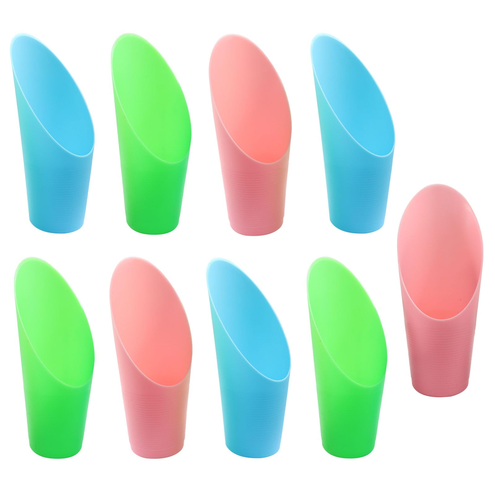 9 Pcs Bonsai Soil Scoops Plastic Garden Shovels, Colorful