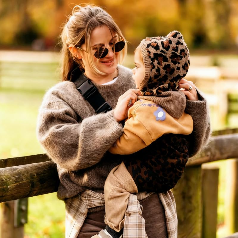 Wildride Carrier Kleinkind Toddler Carrier Leopard Print Brown