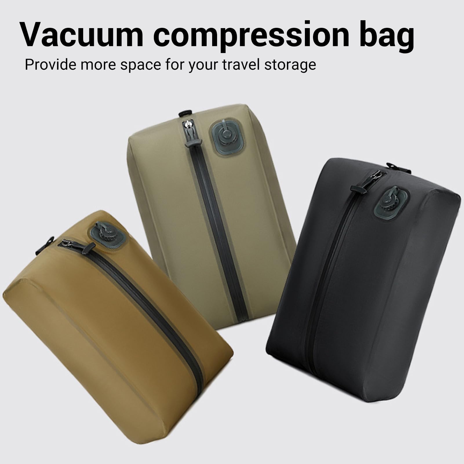 Generic Sacco Sottovuoto da Viaggio Riutilizzabile da 20 Litri con Pompa Incorporata per la Compressione degli Indumenti, Sacco a Compressione Pieghevole Automatico per Risparmiare Spazio, Ideale