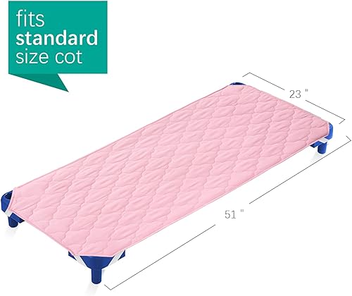 Miniatura 7 de Sábana para Regalo My Cuna Cama portátil para niños pequeños, Joovy Cuna de viaje (solo sábana, cama no incluida), rosa/tamaño estándar para