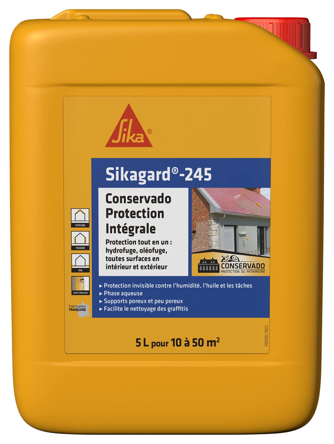 SIKA Sikagard-245 Conservado Protección Intégrale Hidrófugo - 5L