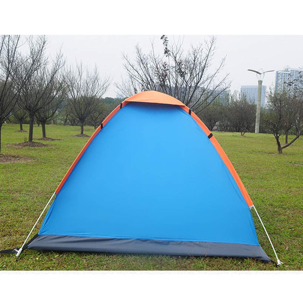 Zelt Doppel Camping Regendicht Sonnenschutz Strand Zelt Set Handwerfen Offenes Zelt 3-4 Personen Familien Camping Zelt Safehappy Sport & Freizeit