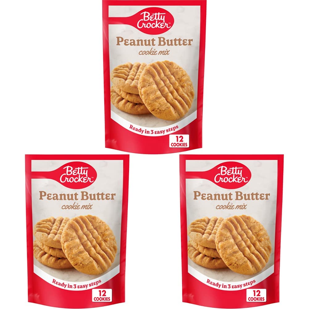 Betty Crocker Peanut Butter Snack Size Cookie Mix 7.2 oz