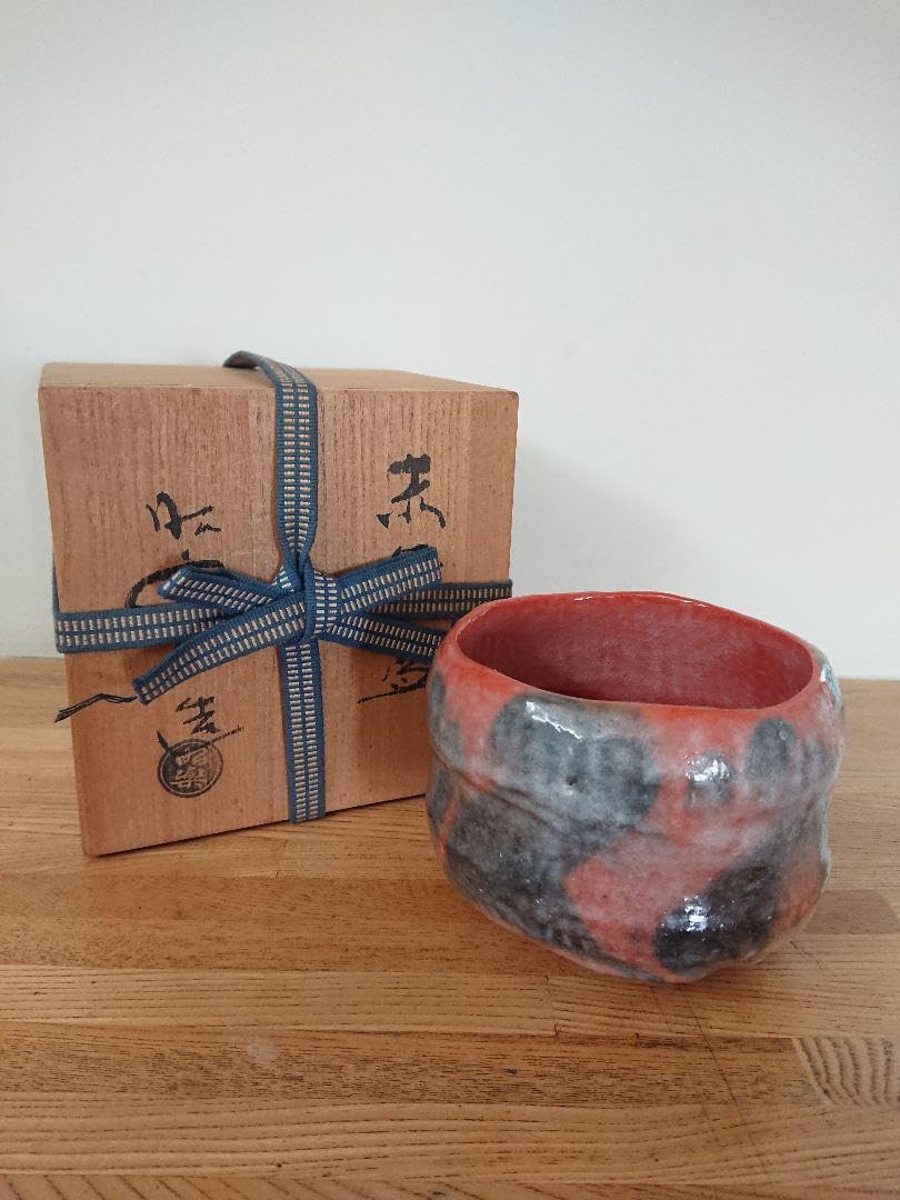 Amazon.co.jp: 三代 佐々木昭楽 赤茶碗 共箱 共布 栞付 茶道具 : おもちゃ