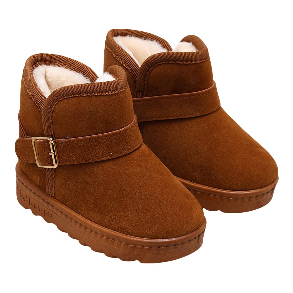 Hopscotch Baby Boys and Baby Girls Mesh Solid Snow Boots in Brown Color,UK:7 (FAQ-3783961) (B09PBSCD8D) Amazon Price History, Amazon Price Tracker