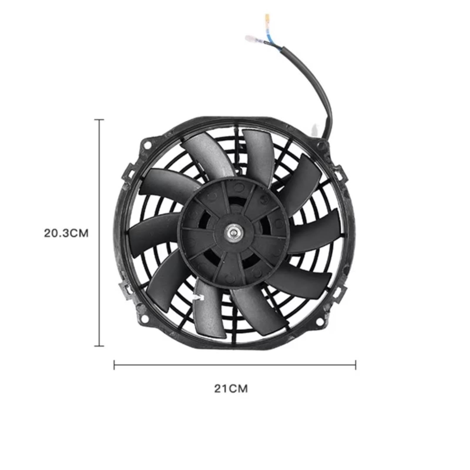 Voiture Ventilateur Radiateur 7 Pouces Universel 12V 80W Kits voiture