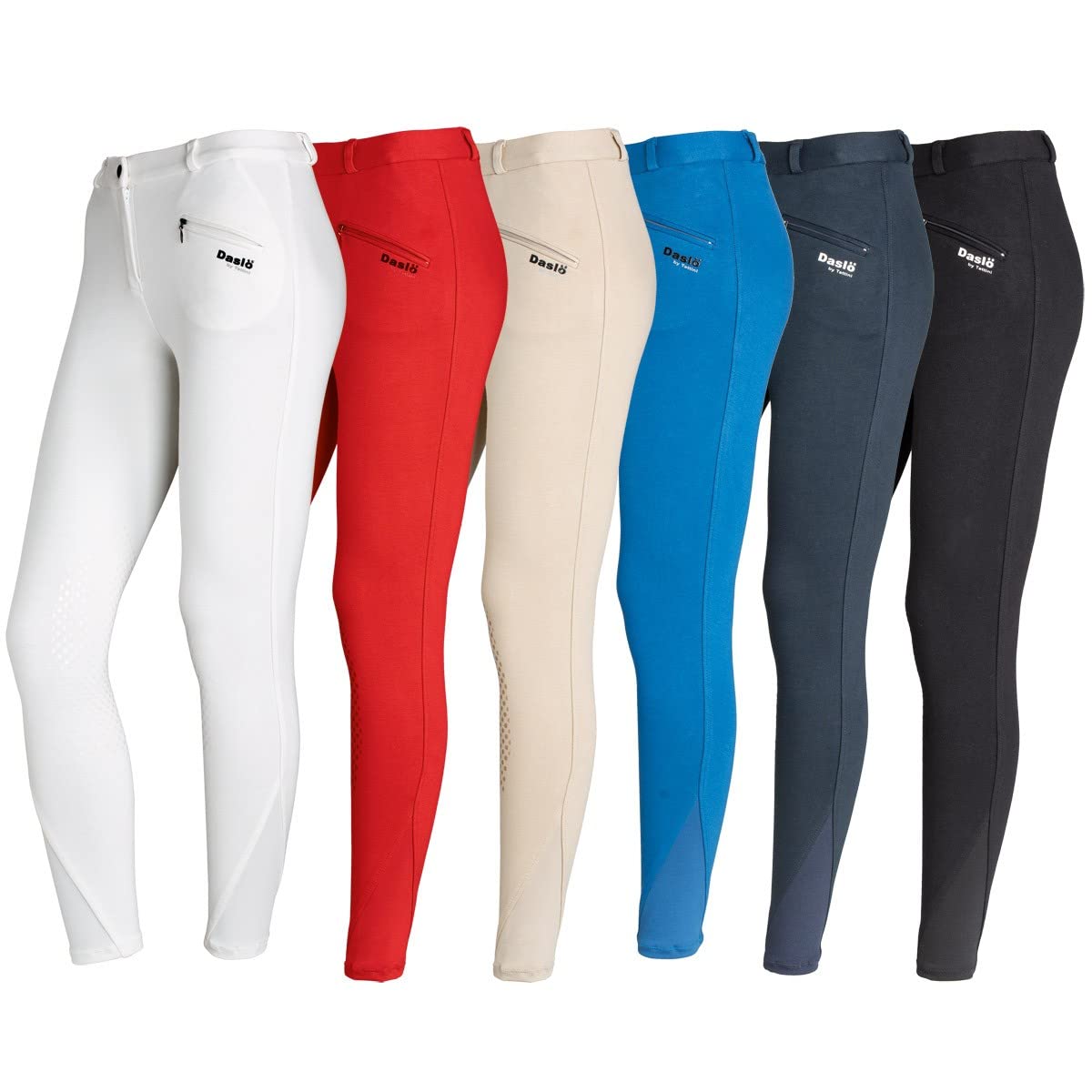 Daslo Pantaloni 4 Stagioni Donna con Grip Equitazione - 42, Beige