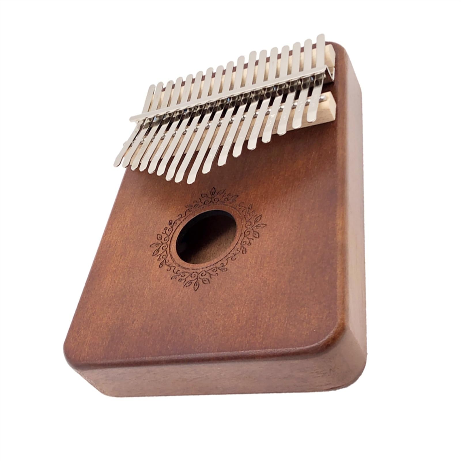 17 Teclas Kalimba Pulgar Piano Madera Maciza Caoba Kalimba Kits Con Martillo Bolsa De Tela Paño De Limpieza Kalimba Piano de Pulgar (Color : 02)