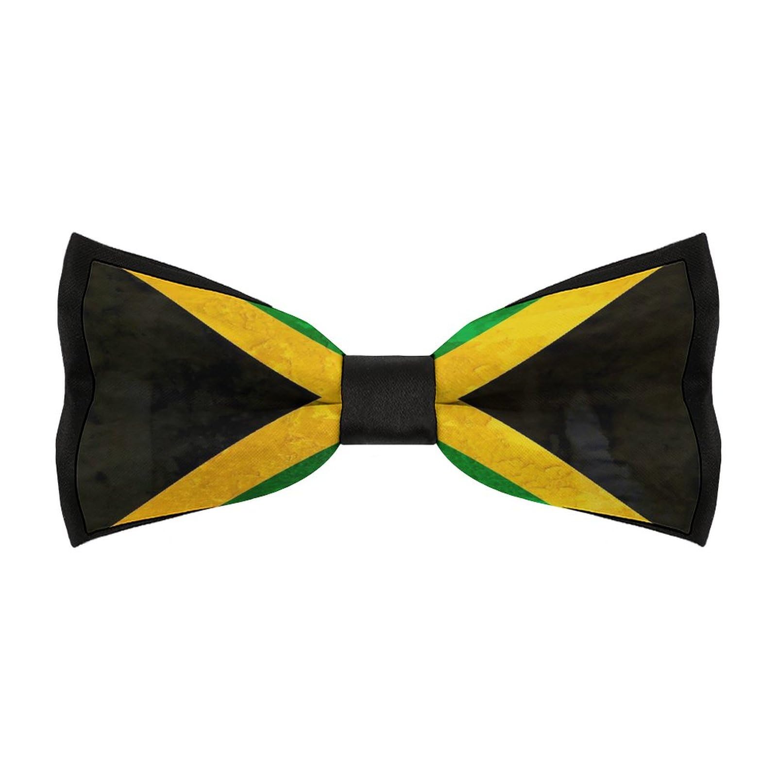 CZZYH Adjustable Bow Ties for Men, Jamaican Flag Bow Tie for Party, Business, Wedding, Prom