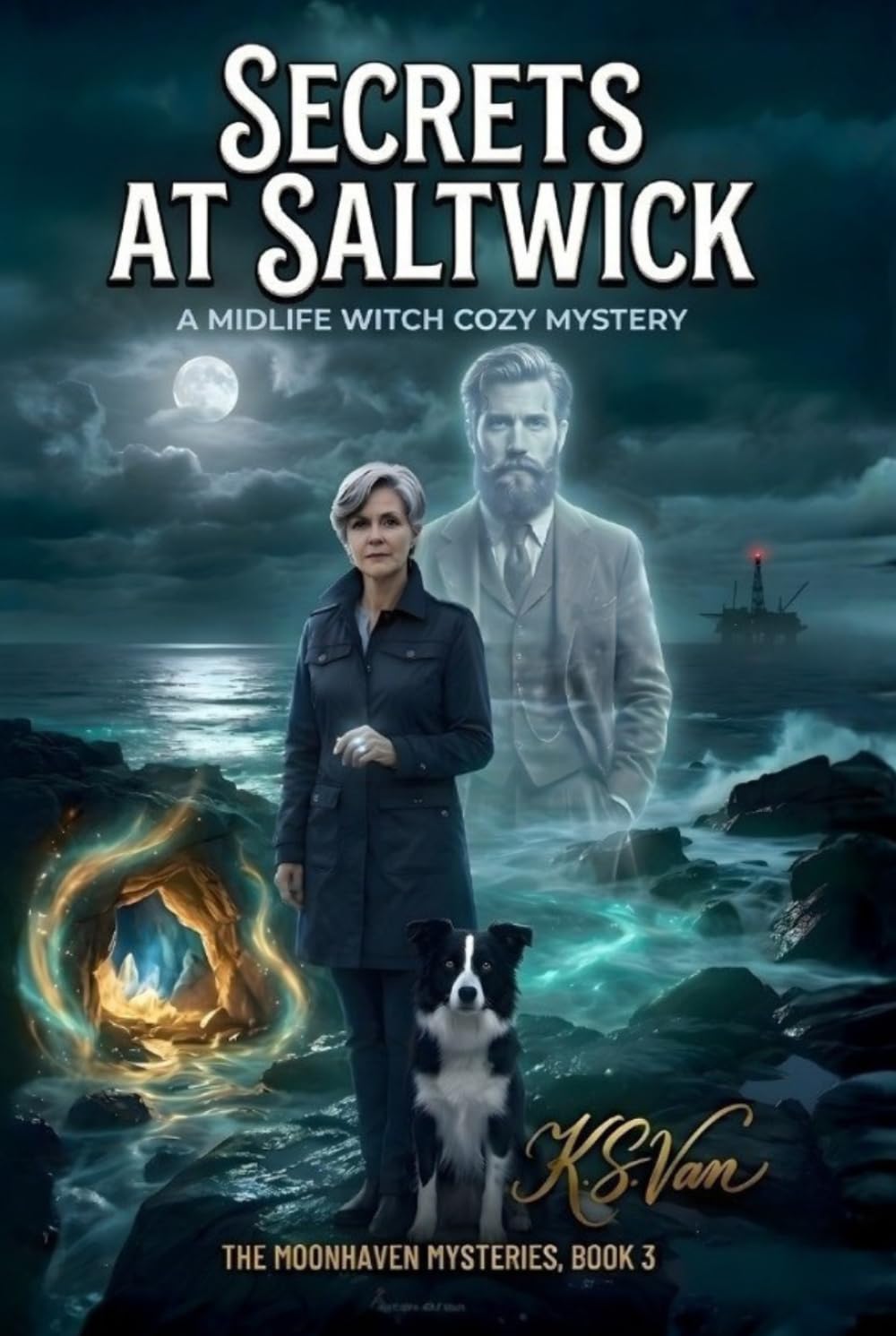 Secrets at Saltwick: A Midlife Witch Cozy Mystery (The Moonhaven Mysteries)