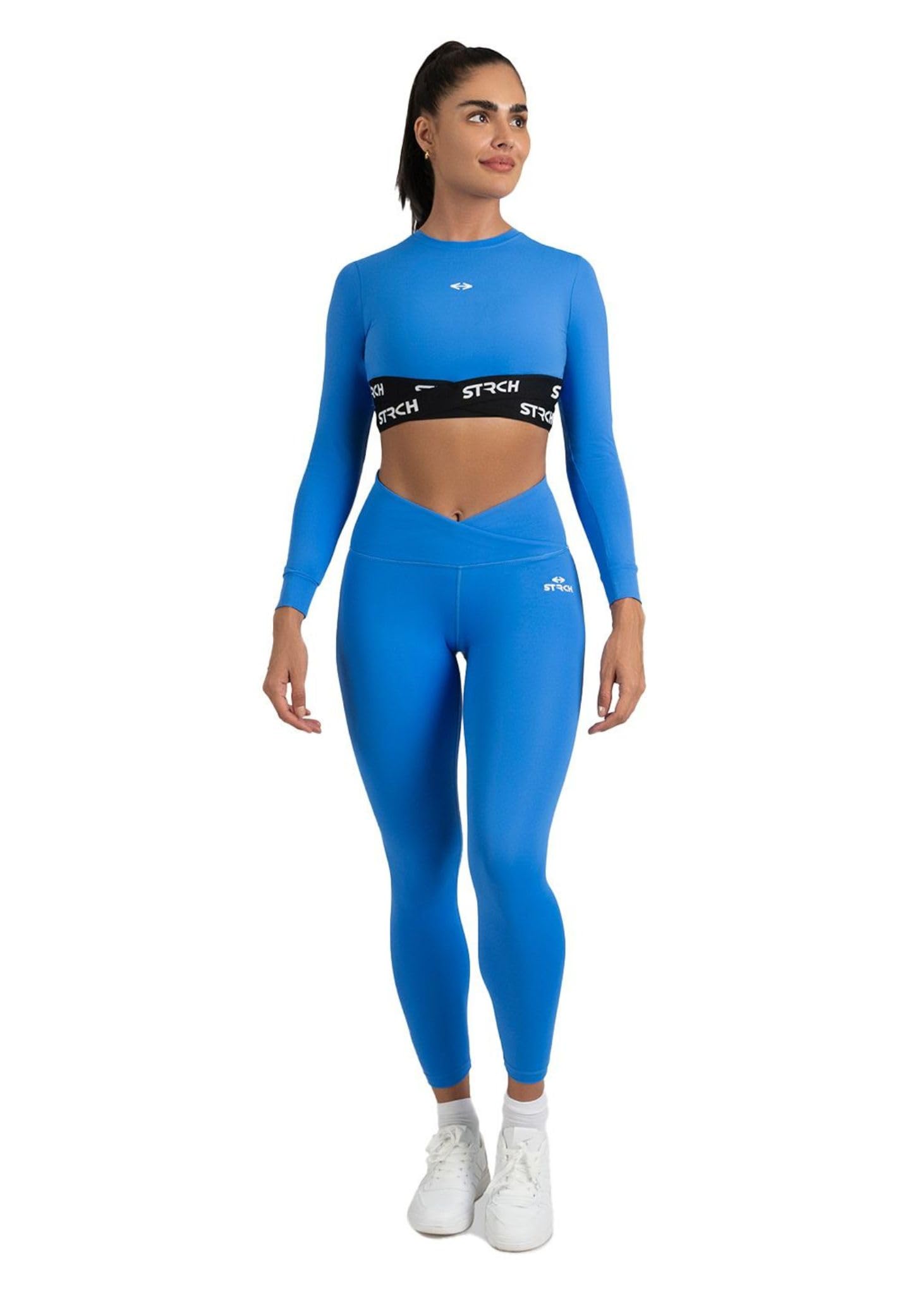 Women’s Ultra-Stretch Criss-Cross Waistband Leggings – Sweat-Wicking, Lightweight Activewear for Gym, Yoga, Dance, Running, and Everyday Wear-image-13