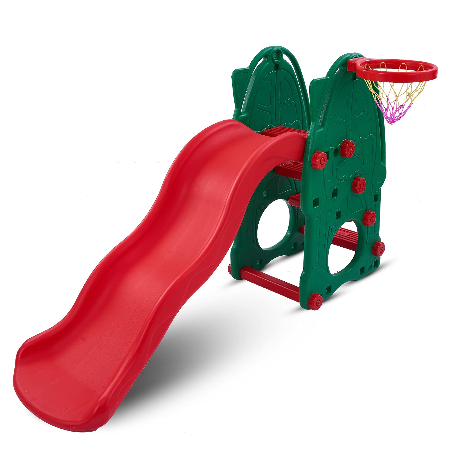 Baybee Jumbo Mushroom Plastic Super Senior Slide for Kids Garden Slider for Kids Suitable for Boys & Girls 1 Year Old and Up - Perfect Slide for Home/Indoor or Outdoor-Multicolor (B07VDWZ12V) Amazon Price History, Amazon Price Tracker