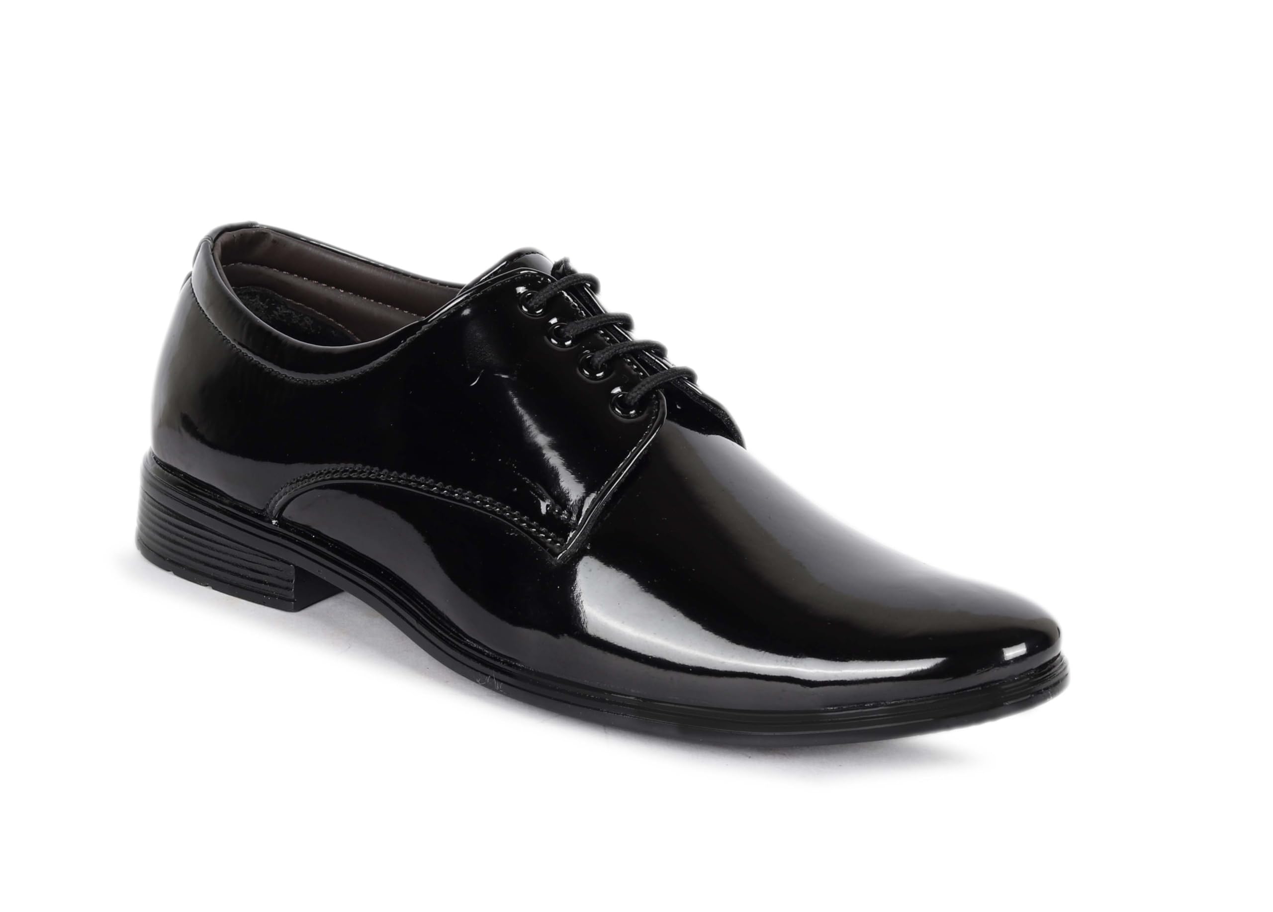 PLAYTOES Mens Black Patent Leather Oxford Formal Shoes, Comfort and Sophistication (8) (B0D9SJ24P3) Amazon Price History, Amazon Price Tracker
