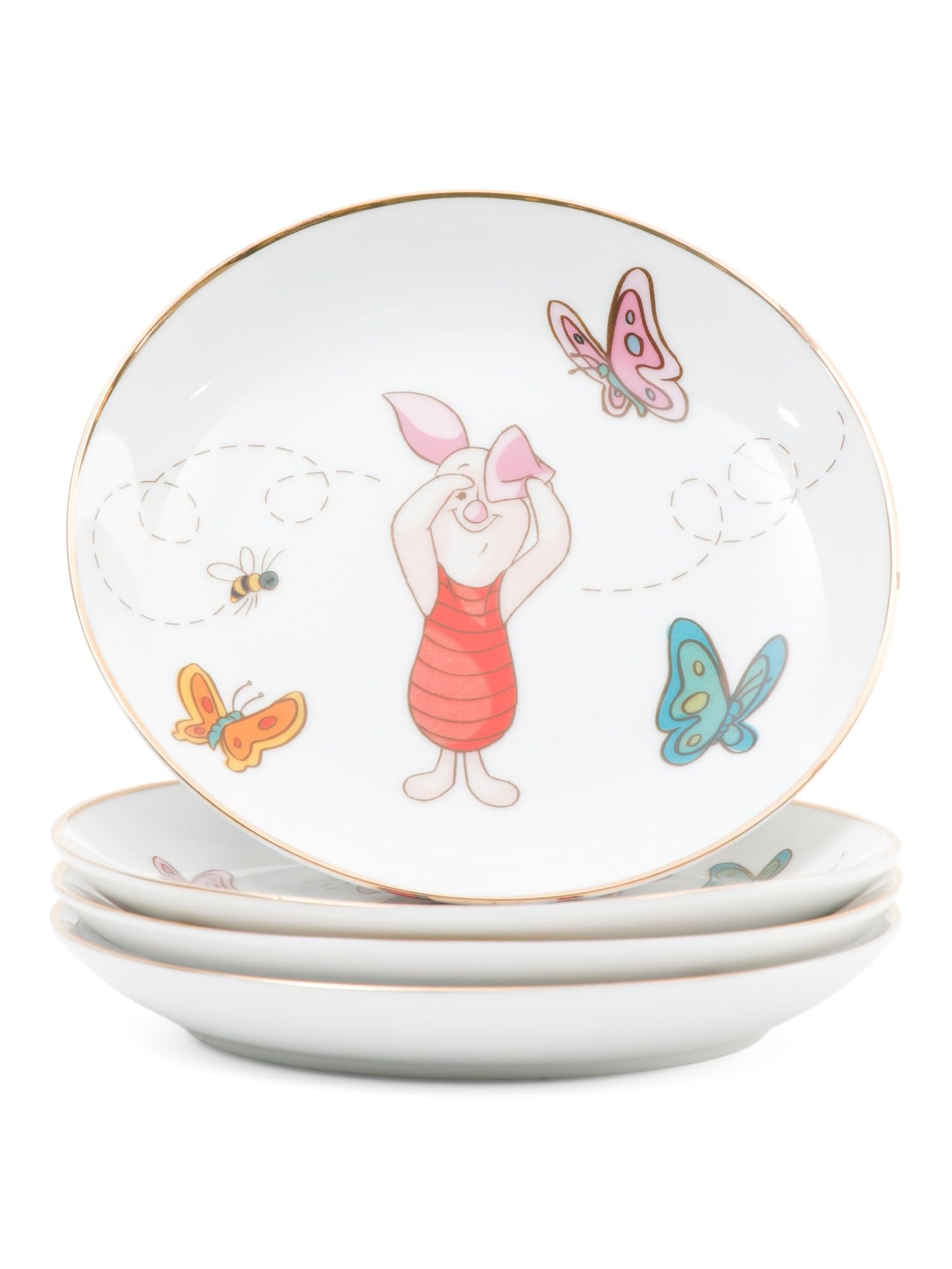 Zrike Brands Winnie The Pooh Set of 4 Appetizer Plates : Amazon.ca