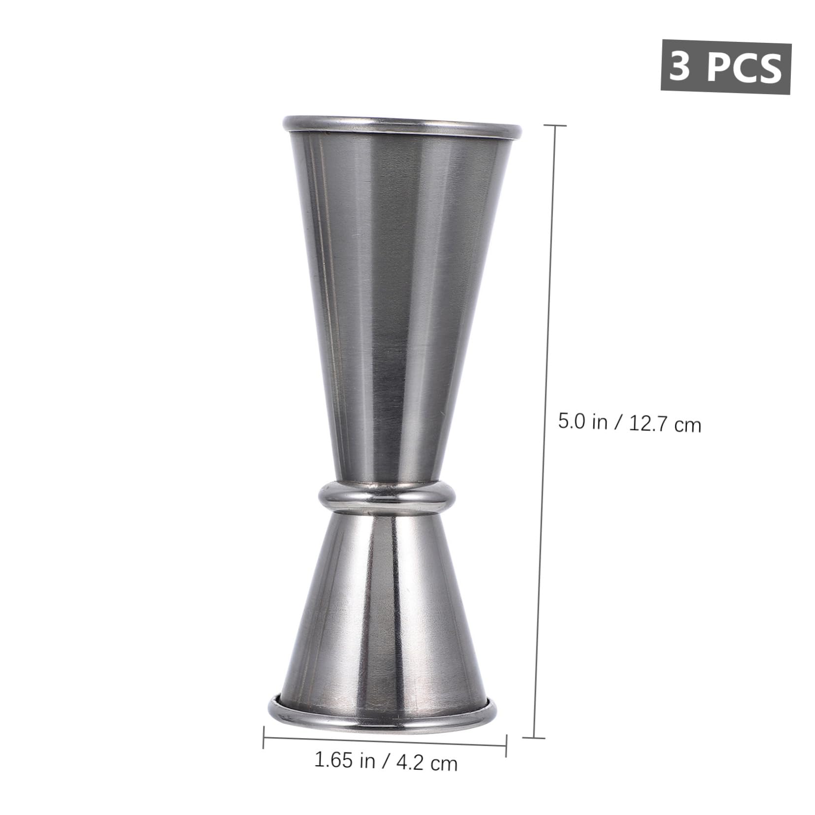 HOLIDYOYO Professional Stainless Steel Double Jiggers 30ml/65ml Ounce Cups Multi-purpose for Bars Homes