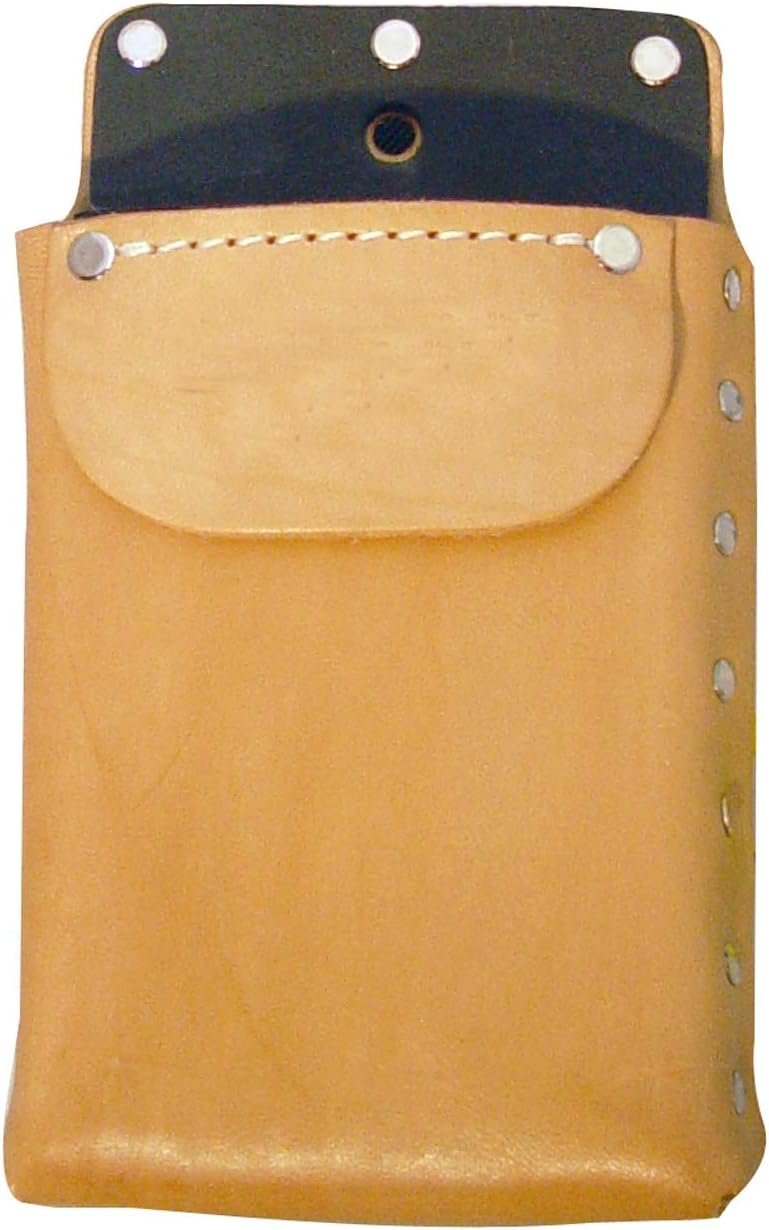 Bon by Heritage Leather 408X Single Pocket Box Shaped Fiber-Lined Tool Pouch with Flap