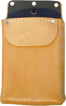 Bon by Heritage Leather 408X Single Pocket Box Shaped Fiber-Lined Tool Pouch with Flap