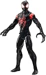 Marvel Spider-Man VenomVersus Titan Héros Series Miles Morales Action Figure, 12 De pouce (30 cm) Chiffres Super Hero & Jouets pour les enfants Ages 4+