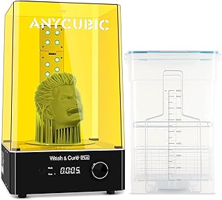 ANYCUBIC Wash and Cure Plus, najnowsza duża maszyna do mycia 2-w-1 Plus do Mono X LCD SLA DLP modele drukarek 3D z paskami do utwardzania i zamkniętym wiadrem do mycia