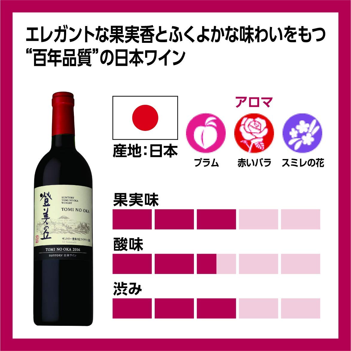 Amazon.co.jp: 【100余年の歴史を持つ自園産ぶどう100%】 日本ワイン