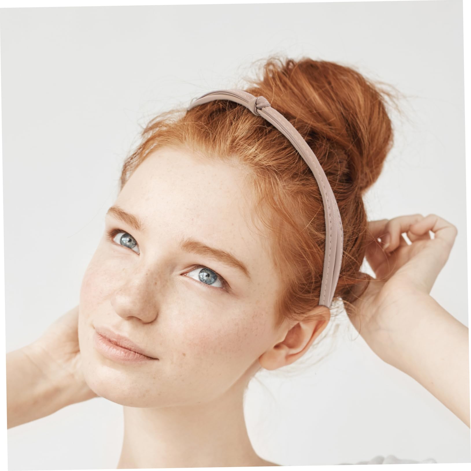 FOMIYES 25 Piezas venda hair topper bandana hijab turbante diadema para mujer diadema anudada para mujer súper bien sombrerería Accesorios para el cabello Perder Café oscuro cuero