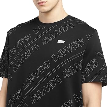 Buy Levi's Men's Regular Fit T-Shirt (A7898-0007_Black at Amazon.in