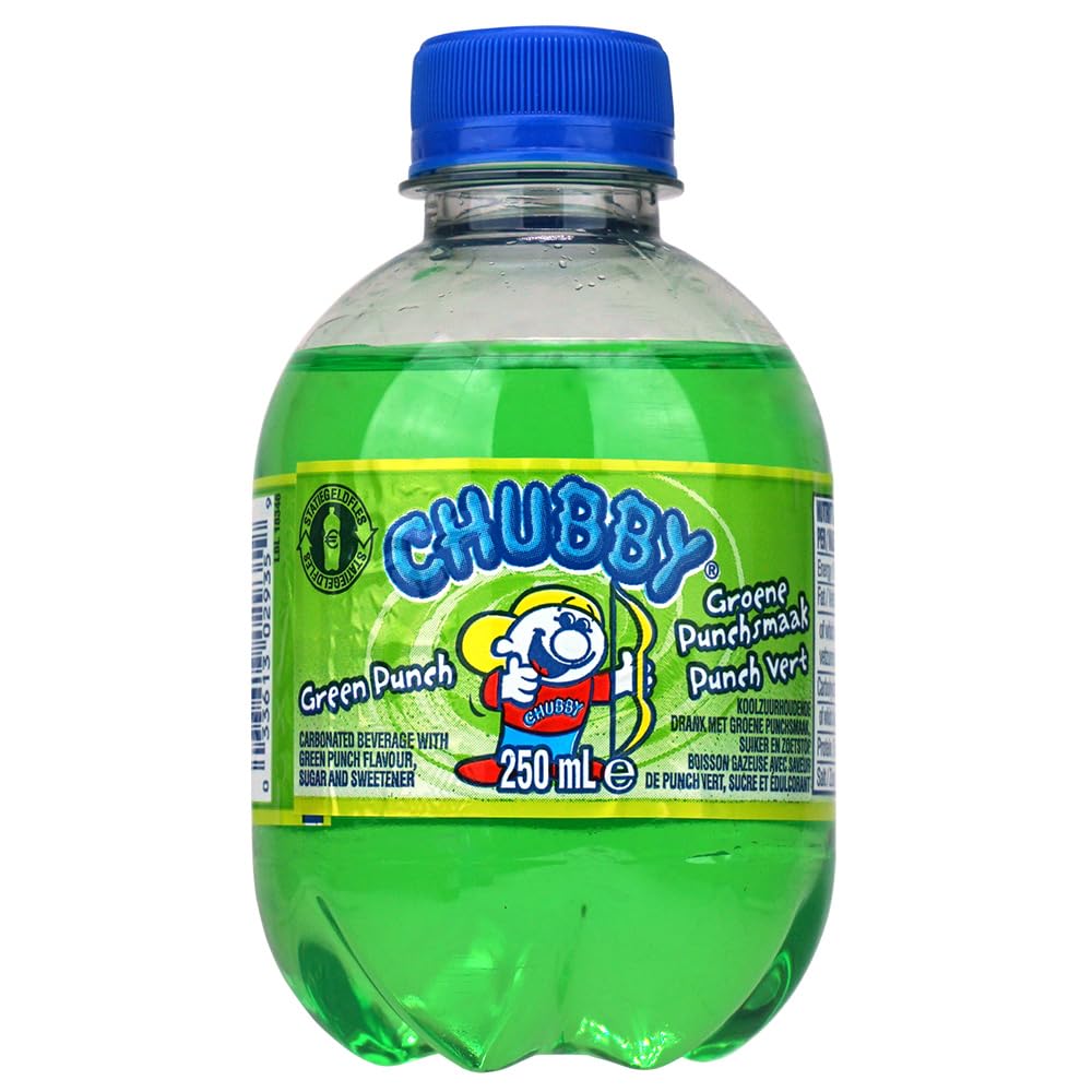 Chubby Green Punch Flavoured Soft Drink 250ml (Pack of 24)