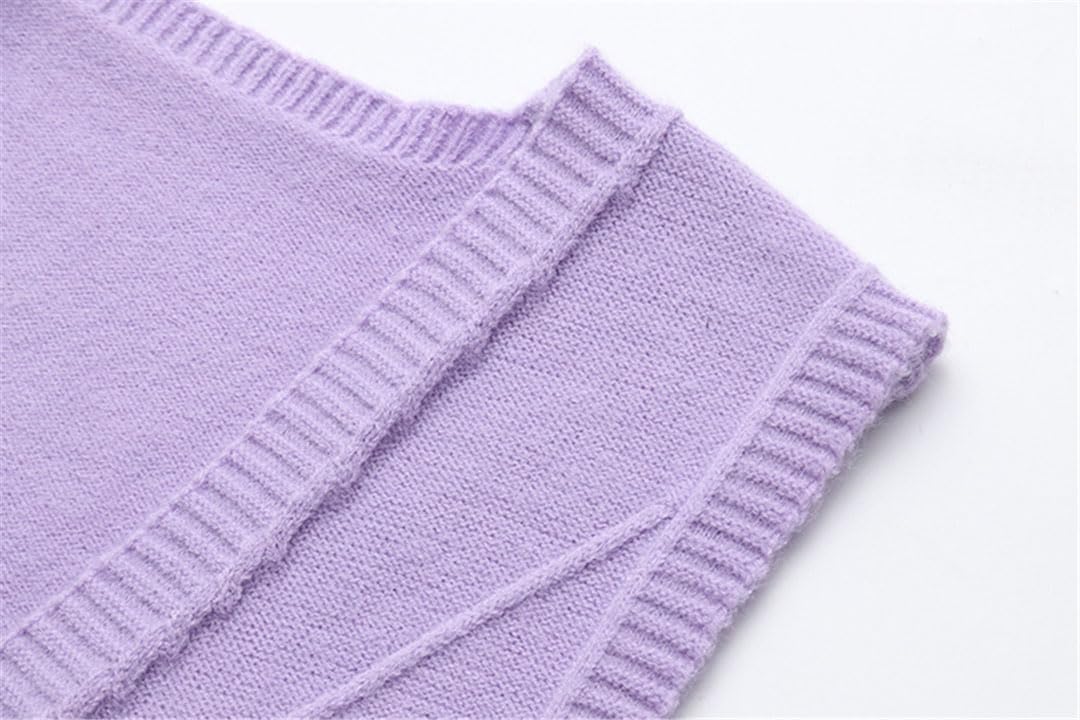 Chaleco Cárdigan De Talla Grande para Mujer, Suéter De Punto Sin Mangas con Cuello En V, De Gran Tamaño