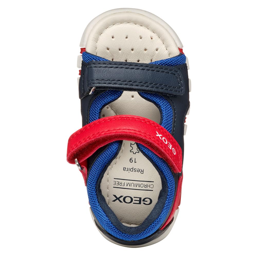 Geox - B SANDAL IUPIDOO BOY, Sandalia Bebé - Joven, Navy/Royal,