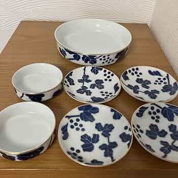 深川製磁　宮内庁御用達　丸皿　小皿　ぶどう5枚セットA Amazon | 皇室御用達の深川製磁の「ぶどうの園」シリーズ 小皿