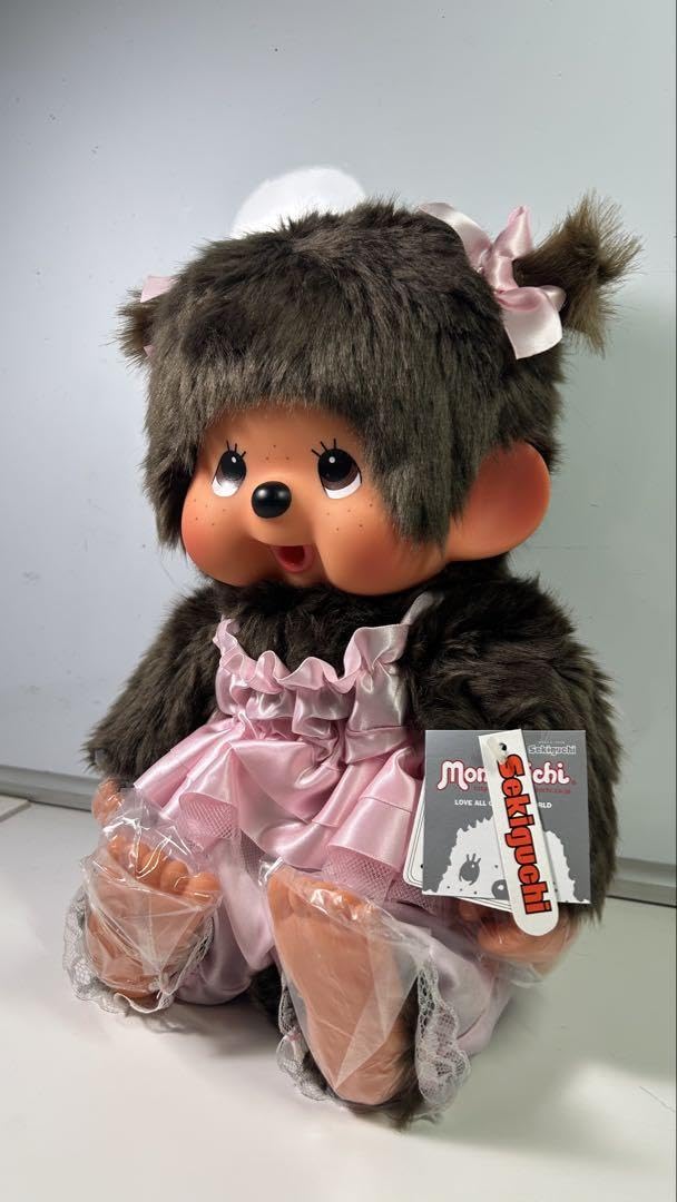 Sekiguchi - 旧モデルのお顔のツインテールモンチッチちゃん  やわらか頭Lサイズ Sekiguchi - 旧モデルのお顔のツインテールモンチッチちゃん