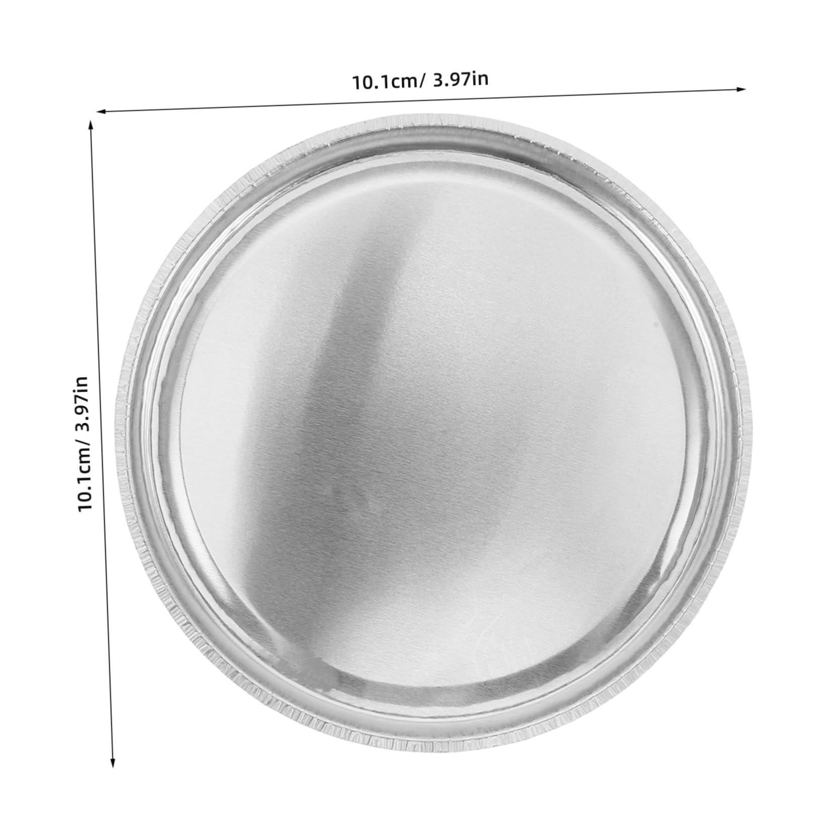 SHINEOFI 10 Pezzi Piatto con Precisione per Laboratorio di Pesata in Alluminio Resistente e Leggero per Pesare Polveri in Scientifico