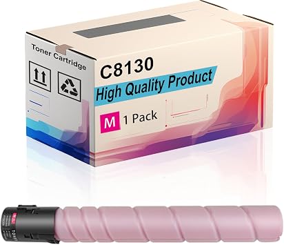 C8130 Toner Cartridge Compatible for Xerox AltaLink C8230 C8235 C8245 C8255 C8270 Printers, High Yield 36000 Pages, Print More Pages Magenta