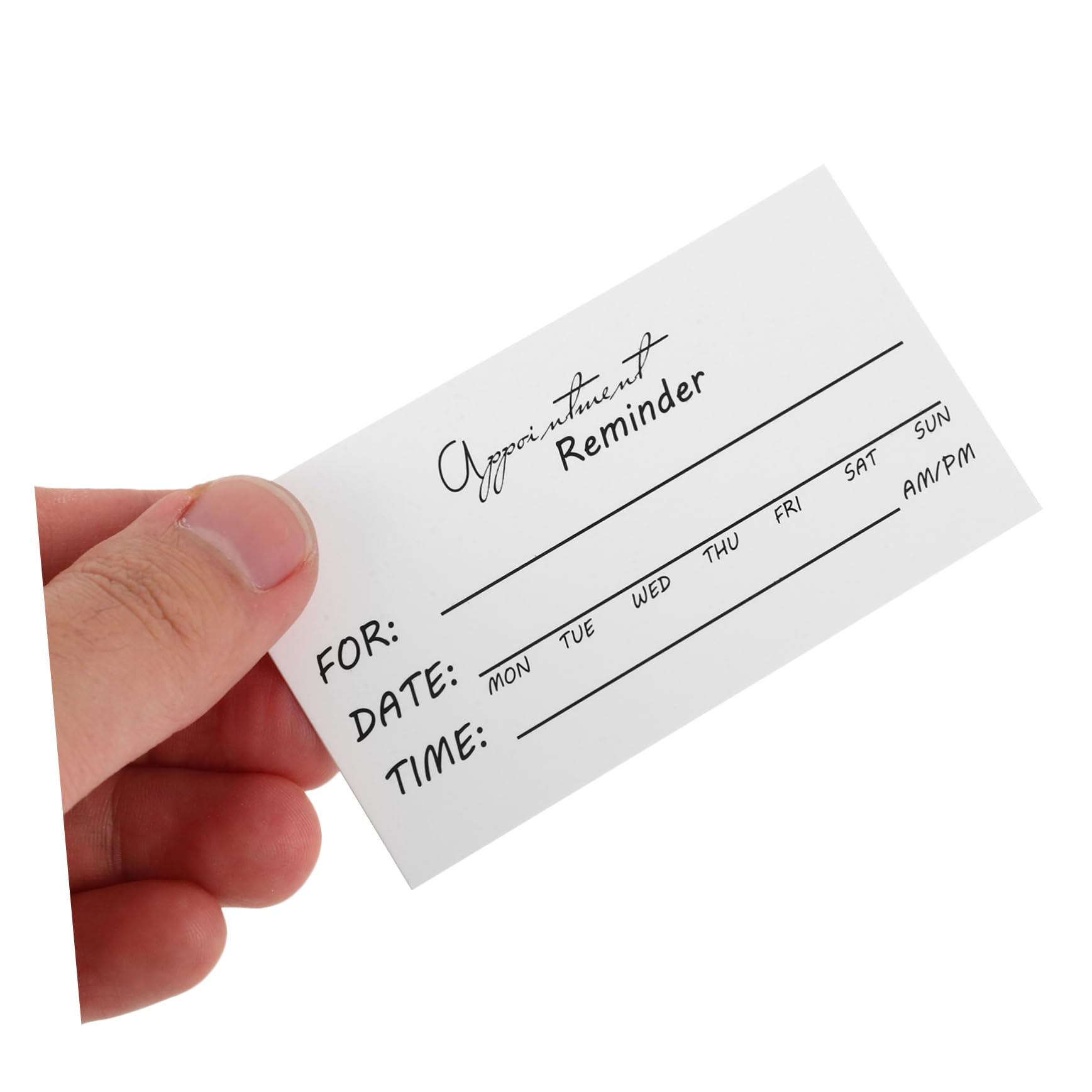 SEWACC 250stücke Appointment Reminder Cards Weiße Karten Zum Beschriften Elegantes Design Für Hochzeiten Und Veranstaltungen Reißfestes Papier Für Angenehmes Schreiben Vielseitig