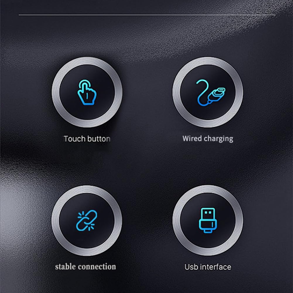Trackpad Multi-Touch con USB, mouse sottile per computer desktop/laptop/notebook, nero
