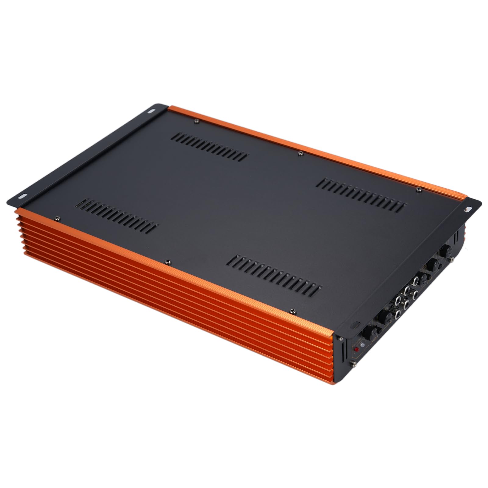 Shkalacar Amplificatore per Auto, Amplificatore a 4 Canali, Potenza 4x100 W 4-16 Ohm, Scanalature di Dissipazione del Calore, Amplificatore Audio per Auto a compatibilità
