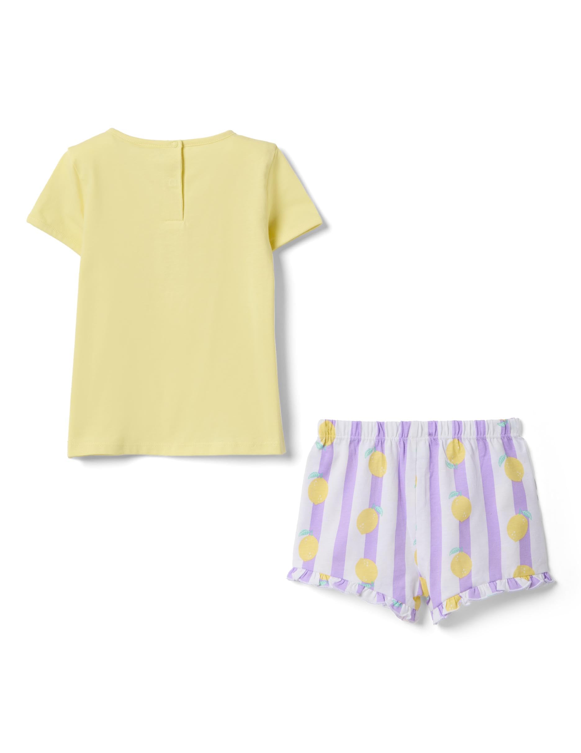 OVS Kids Pijama Multicolor de algodón Puro para bebé niña, Regular fit con Minnie