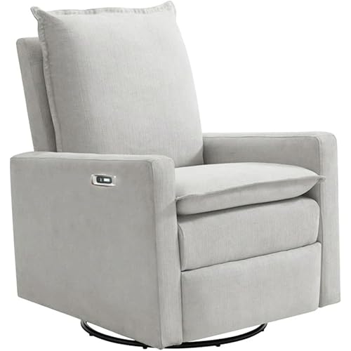 Oxford Baby Uptown Power Recliner/Glider, Sand
